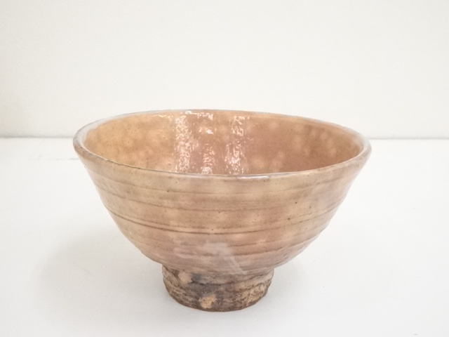 Ｓ８３３　茶碗　『萩焼』『梅田陶楽造』　共箱　抹茶碗　茶道具 S833 茶碗 『萩焼』『梅田陶楽造』 共箱 抹茶碗 茶道具